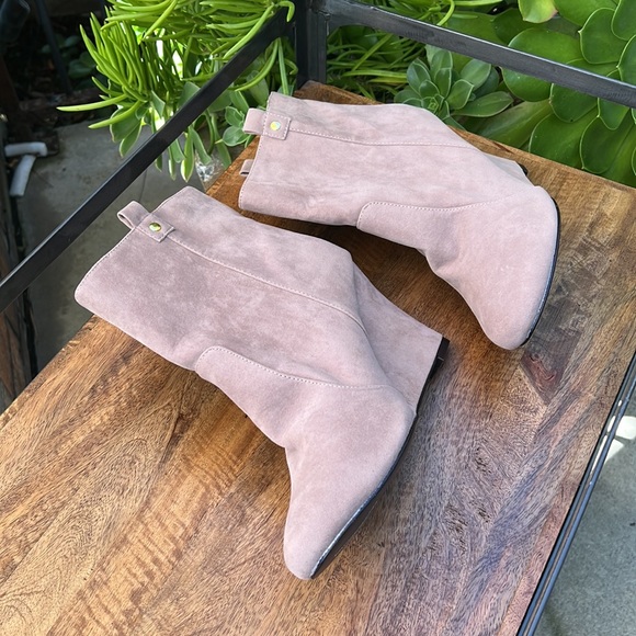 NEW Colin Stuart Boots Platform Wedge Suede - Picture 4 of 6
